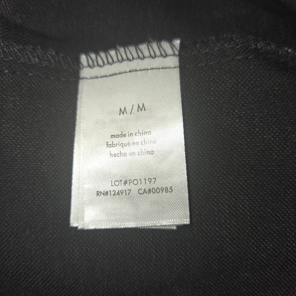 WeWoreWhat Black Leather Trim Crop Top - Picture 12 of 13
